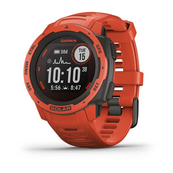 Smartwatch Garmin Instinct Solar Notificaciones Frecuencia Cardíaca Gps Rojo