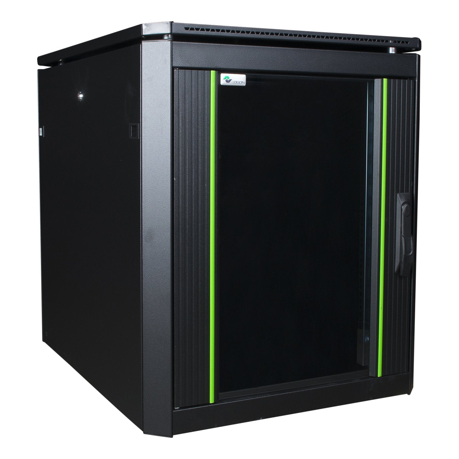 EAN 5420016845757 - LOGON RDL12U68BL armario rack 12U Rack o bastidor independiente Negro imagen 3