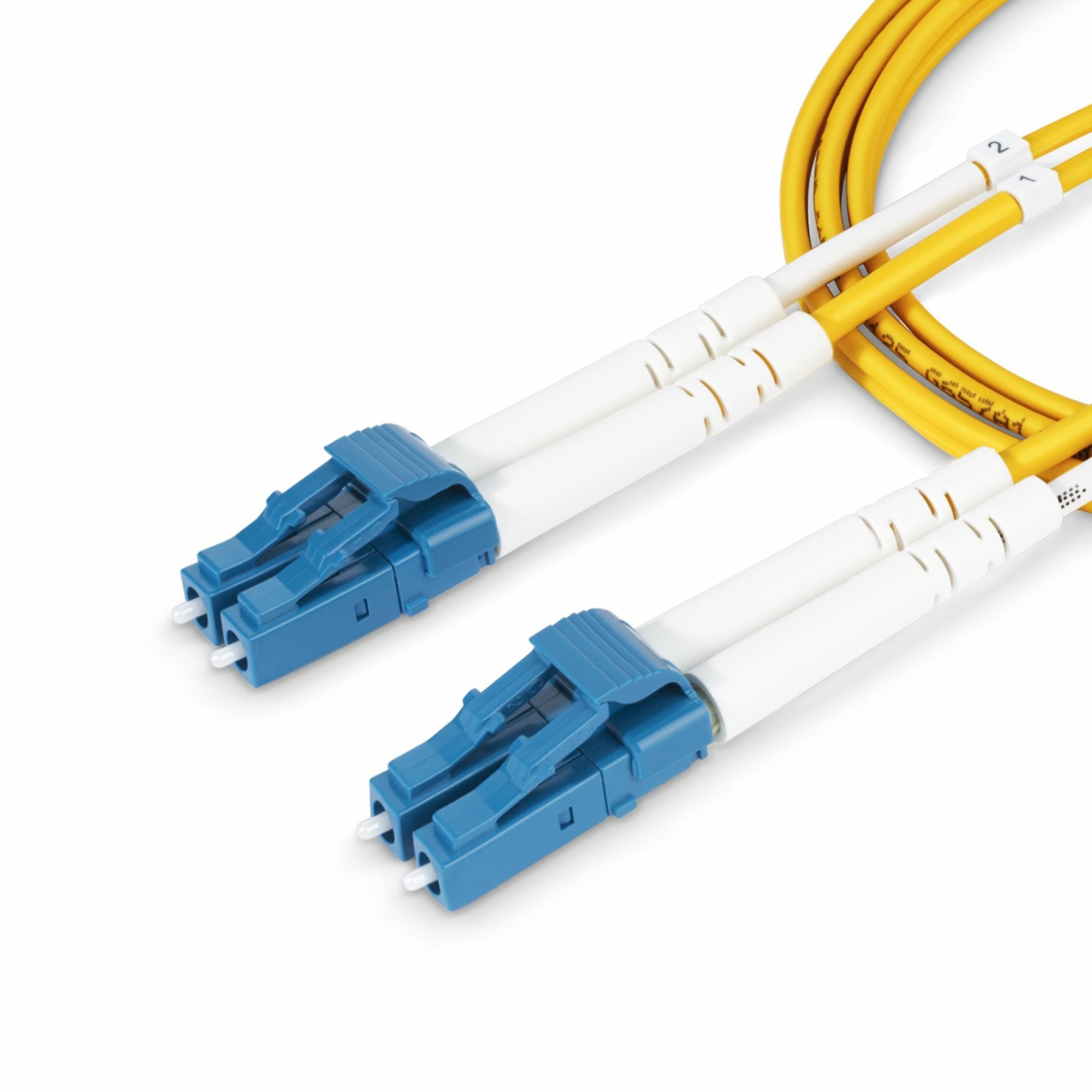 Startech.Com 1m (3.3ft) Lc To Lc (Upc) Os2 Single Mode Duplex Fiber Optic Cable 9/125?M Laser Optimized 10g Bend Insensitive Low Insertion Loss Lszh Fiber Patch Cord (Smdos2lclc1m) Cable De Interconexión Modo Simple Lc/Upc (M) A Modo Simple