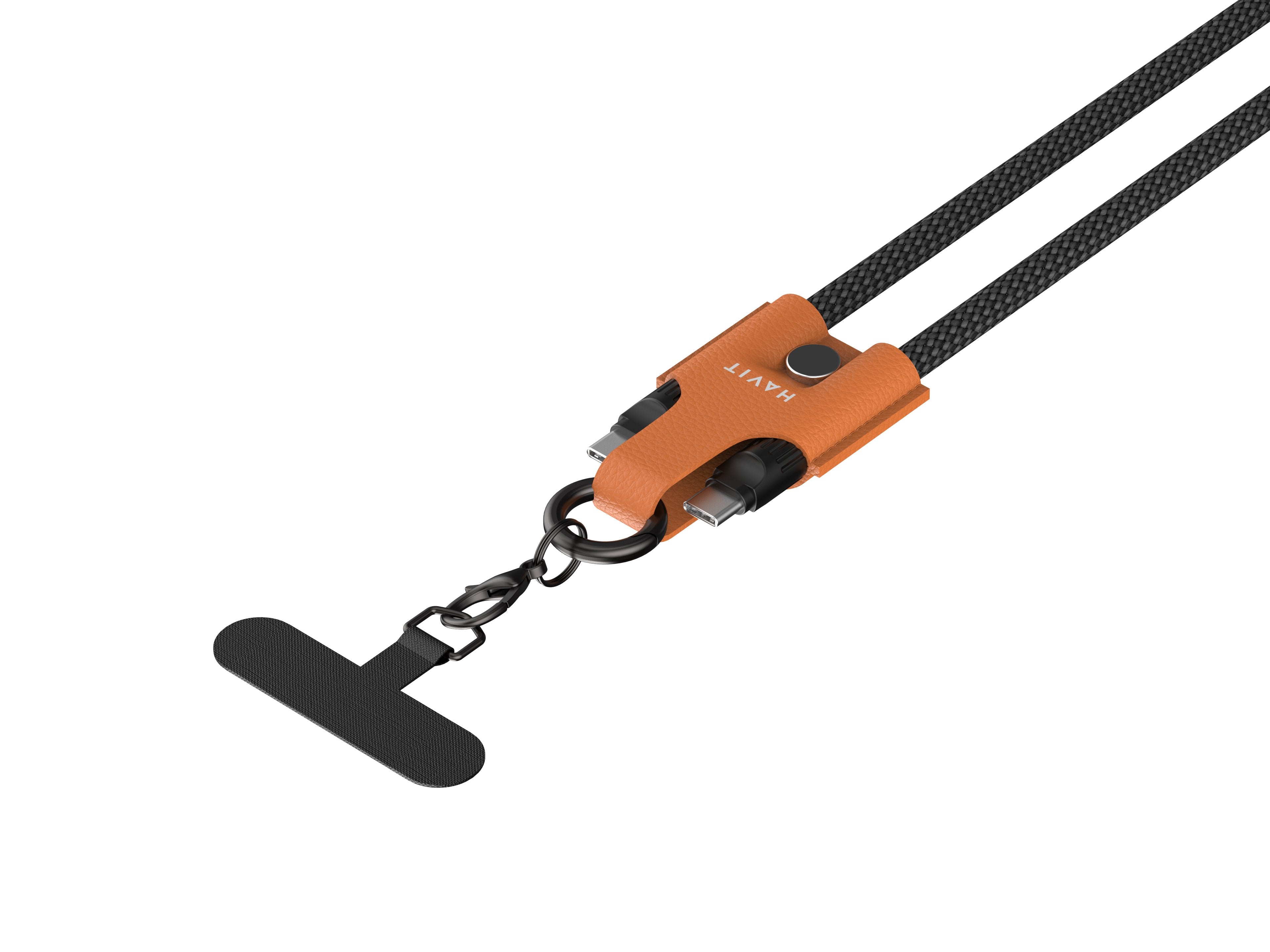 Havit Cb6344 - Cable De Carga, 1,2 M (Negro/Gris/Marrón)