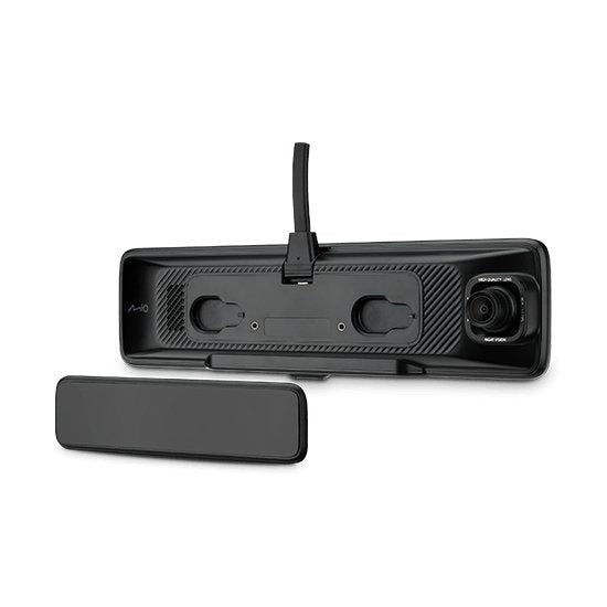 Mio Mivue R850t Premium 2.5k Hdr E-Mirror Dash Cam Con Pantalla Táctil Antireflectante De 11.88", Wi-Fi, Gps Y Cámara Trasera