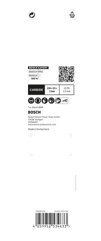 Hoja De Sierra De Sable Bosch Professional Expert 'Medio Duro Duro Medio' S 955 Hhm Longitud 150 Mm 2608900373