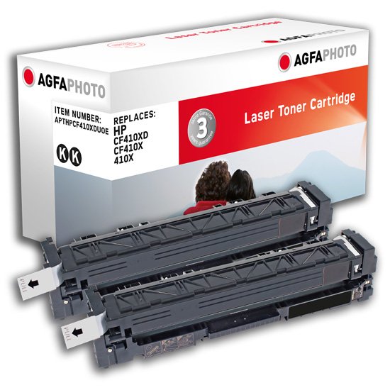 Agfaphoto Apthpcf410xduoe Cartucho De Tóner 2 Pieza(S) Compatible Negro