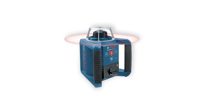 Láser Giratorio Bosch Professional Grl 300 Hv Professional, Con Trípode De Construcción Azul, Maletín 061599405u