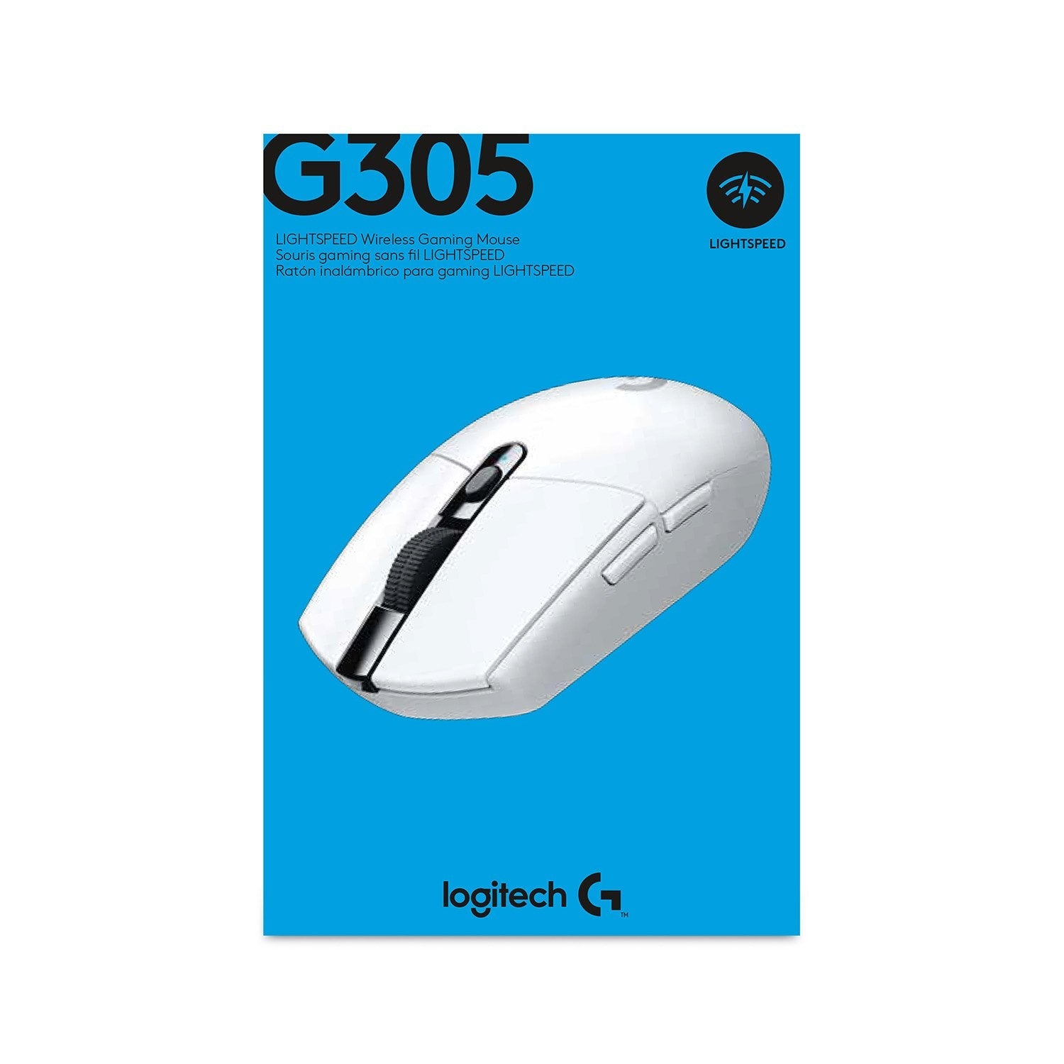 Logitech G305 Lightspeed Ratón Inalámbrico Gaming 12000dpi Blanco