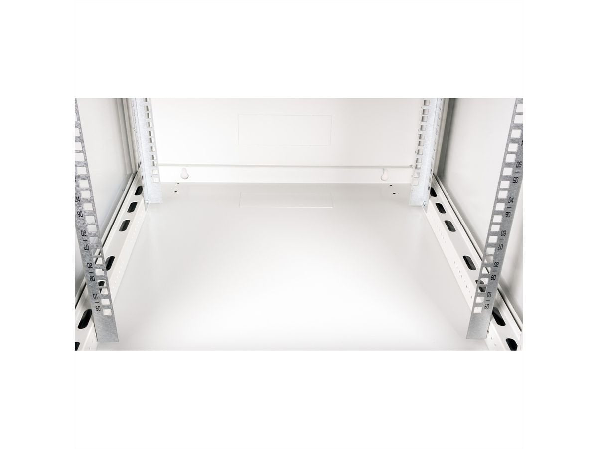 Roline 19-Zoll Wandgehuse Basic Plus 9he, 600x600 Bxt Grau