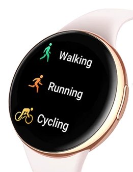 EAN 5902983627739 - myPhone Watch Mini 2,64 cm (1.04") AMOLED 36 mm Digital 340 x 340 Pixeles Pantalla táctil Beige, Oro imagen 3