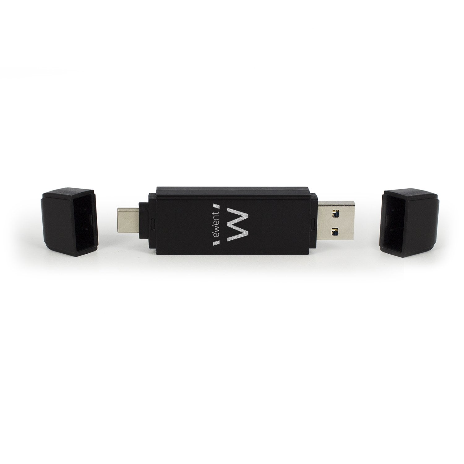 EAN 8054392612558 - Ewent EW1075 lector de tarjeta USB 3.2 Gen 1 (3.1 Gen 1) Type-A/Type-C Negro imagen 2