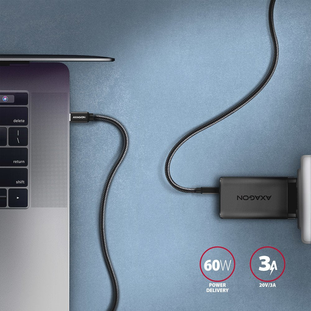 EAN 8595247905949 - Axagon BUCM3-CM10AB cable USB USB 3.2 Gen 1 (3.1 Gen 1) 1 m USB C Negro imagen 4