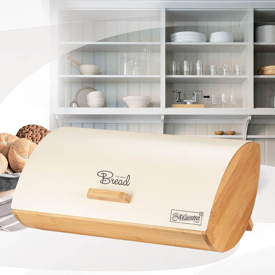EAN 4820268320377 - Maestro MR-1775-IVORY panera Otro Marfil, Madera Bamboo, Metal imagen 2