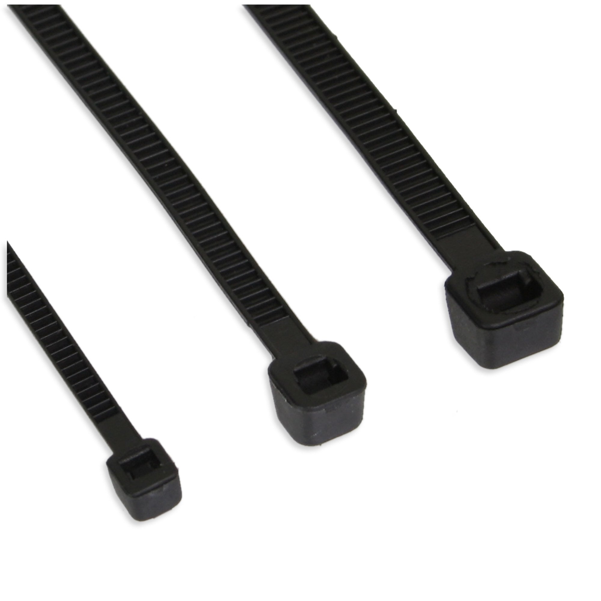 Sujetacables Inline Largo 100 Mm Ancho 2,5 Mm Negro 100 Uds.