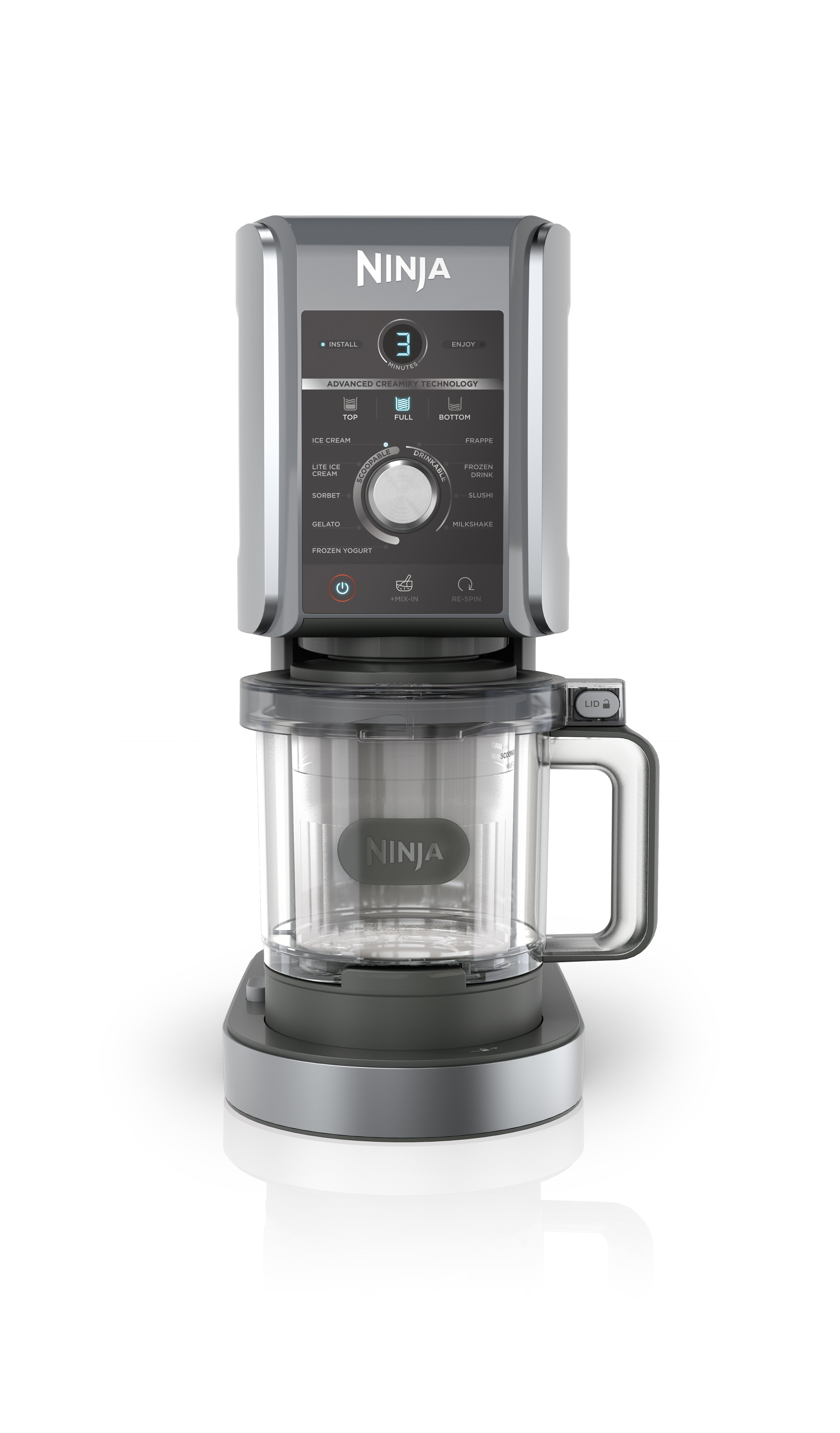 EAN 622356283076 - Ninja CREAMi Deluxe Máquina de helados y batidos 2,1 L 800 W Negro, Gris imagen 8