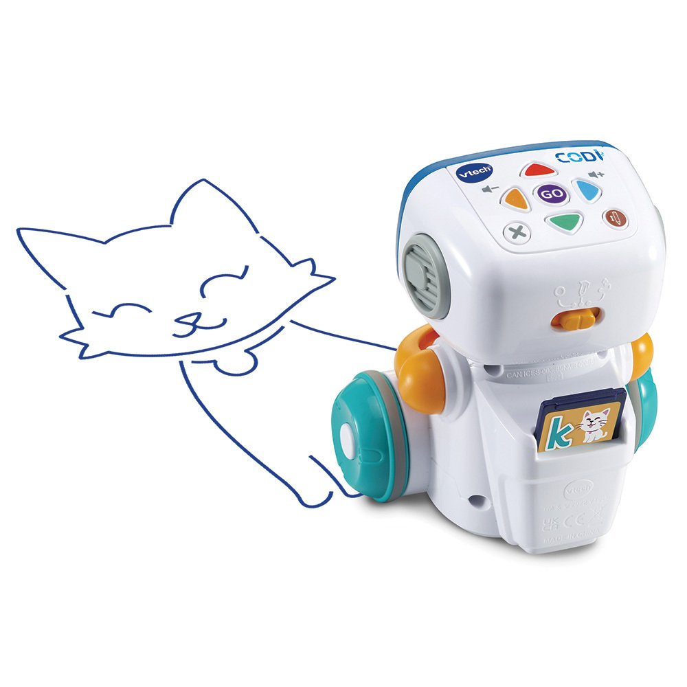 Vtech Codi, El Inteligente Robot Que Pinta, Figura De Juguete 80-553704
