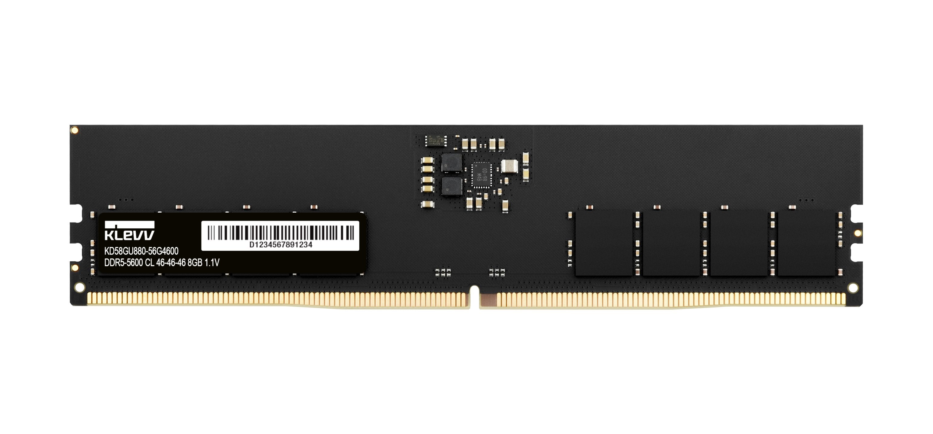 Memoria Klevv 8 Gb 1x8gb Ddr5-Ram Pc5600 Cl46