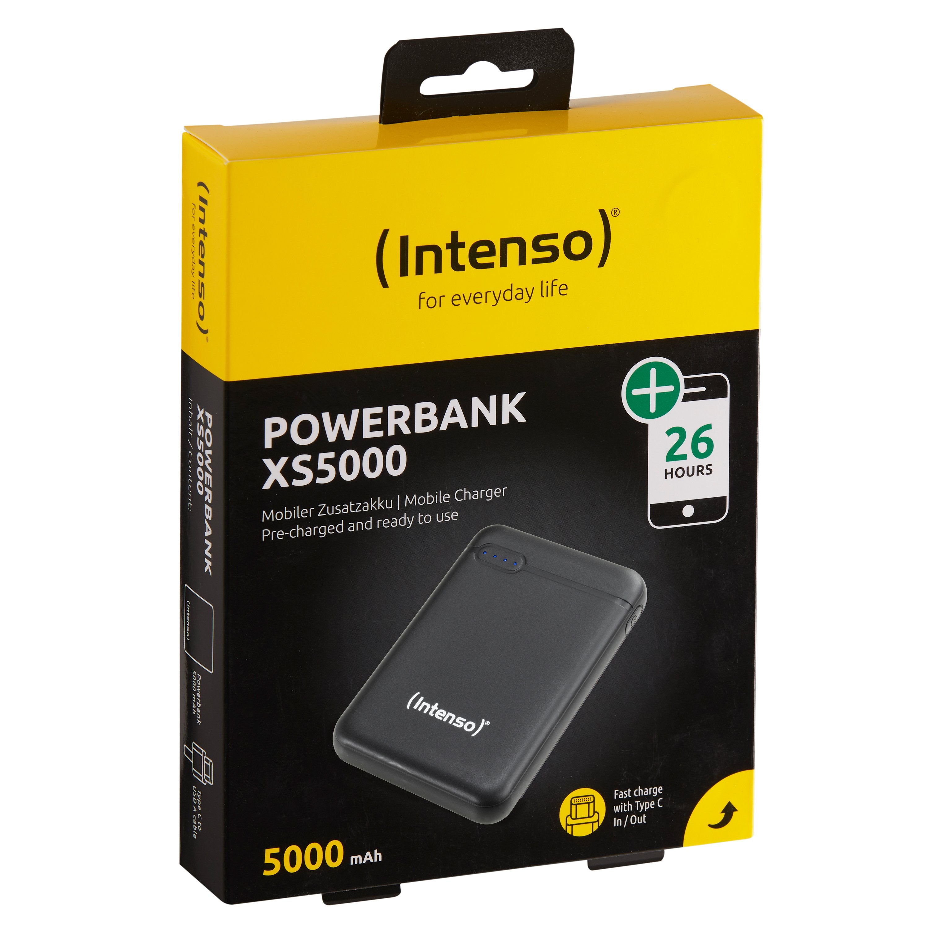 EAN 4034303028221 - Intenso 7313520 batería externa Polímero de litio 5000 mAh Negro imagen 2