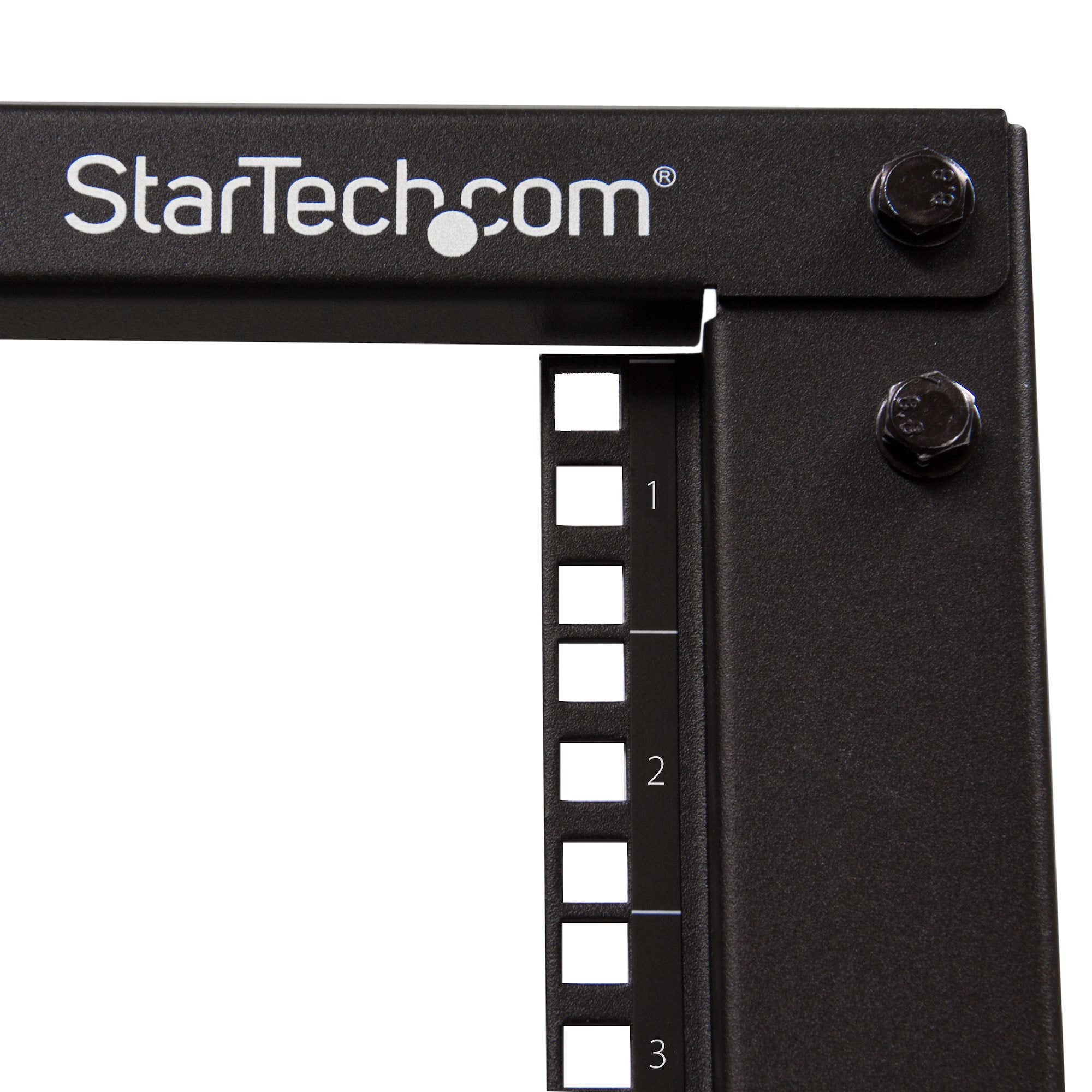 EAN 0065030887168 - StarTech.com 4POSTRACK8U armario rack Rack o bastidor independiente Negro imagen 5