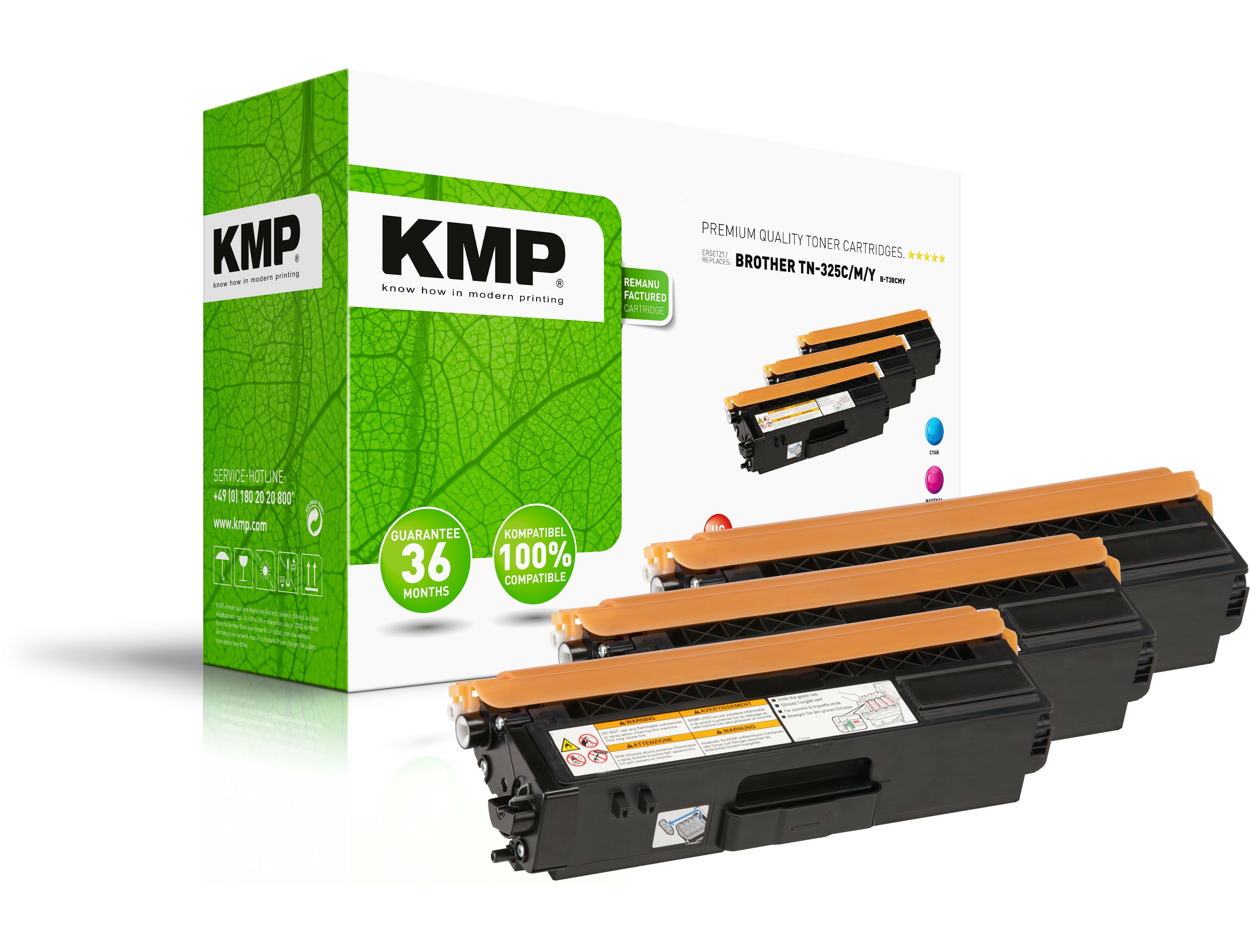 EAN 4011324122244 - KMP 1243,HC30 cartucho de tóner 3 pieza(s) Cian, Magenta, Amarillo imagen 1