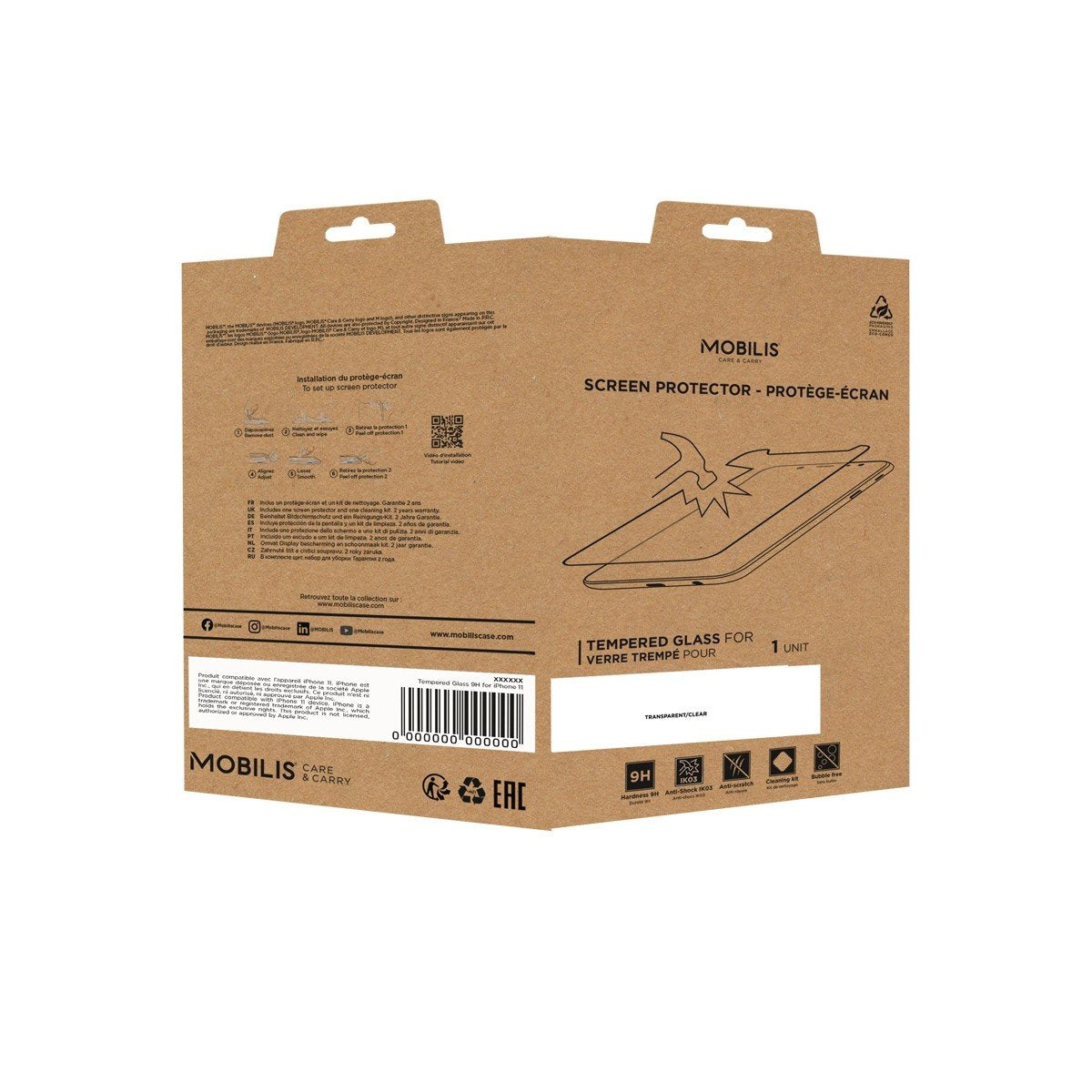 Mobilis 017011 Protector De Pantalla Para Microsoft Surface Go 3 / Go 2 / Go