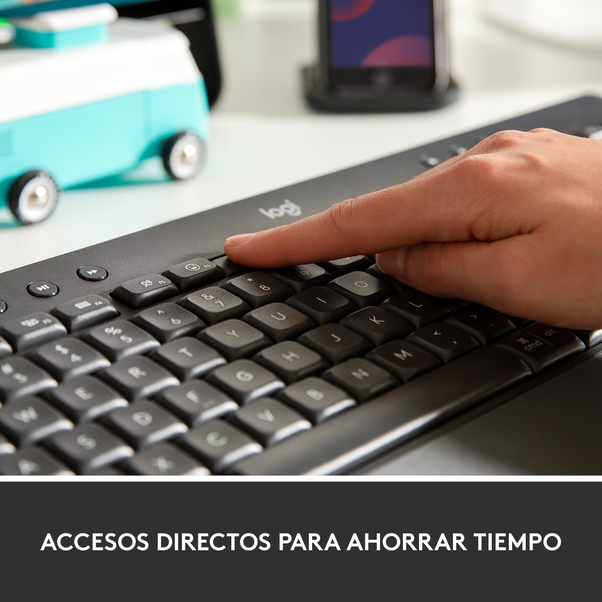 EAN 5099206105546 - Logitech 920-010917 teclado Oficina Bluetooth QWERTY Español Grafito imagen 9