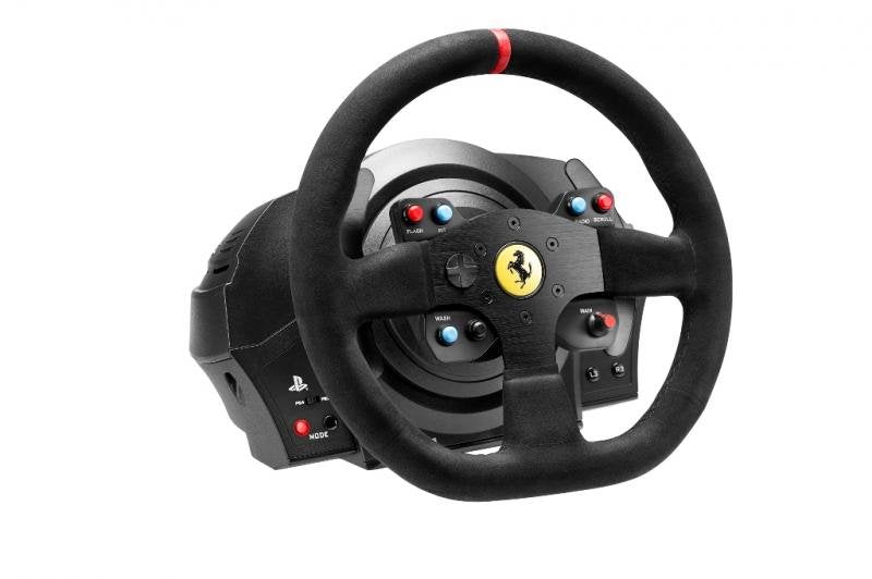 EAN 3362934110031 - Thrustmaster T300 Ferrari Integral Racing Wheel Alcantara Edition Negro Volante + Pedales Analógico/Digit imagen 6