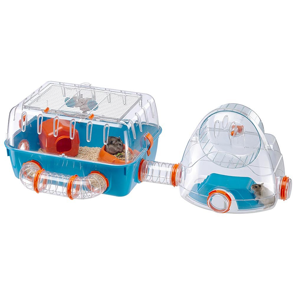 EAN 8010690073101 - Ferplast Combi 2 Hámster Azul, Transparente imagen 5