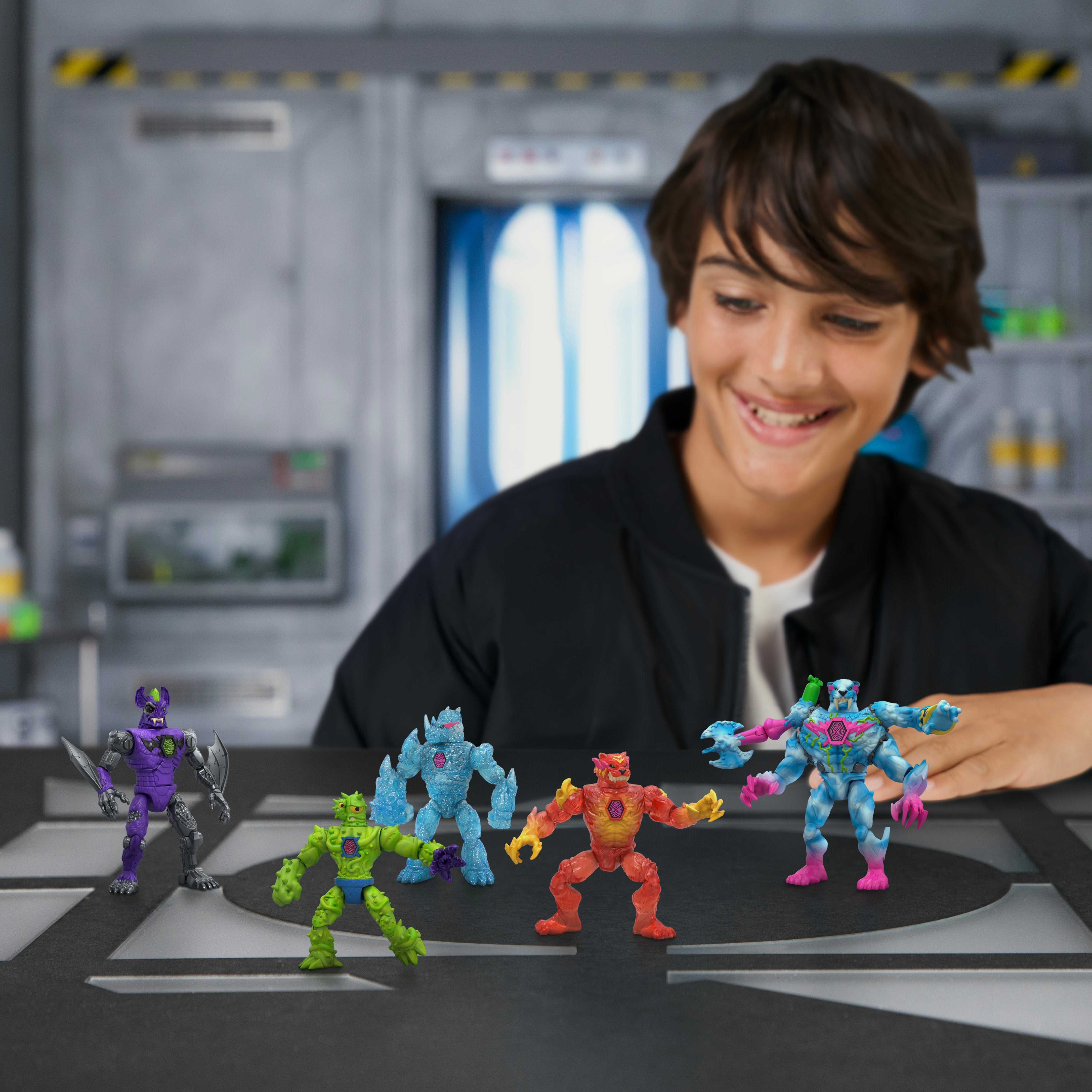 Moose Toys Ltd. Mrbeast Lab Hybrids 5 Pack (Hyper Fusion Lab) (Sortierter Artikel) 24910