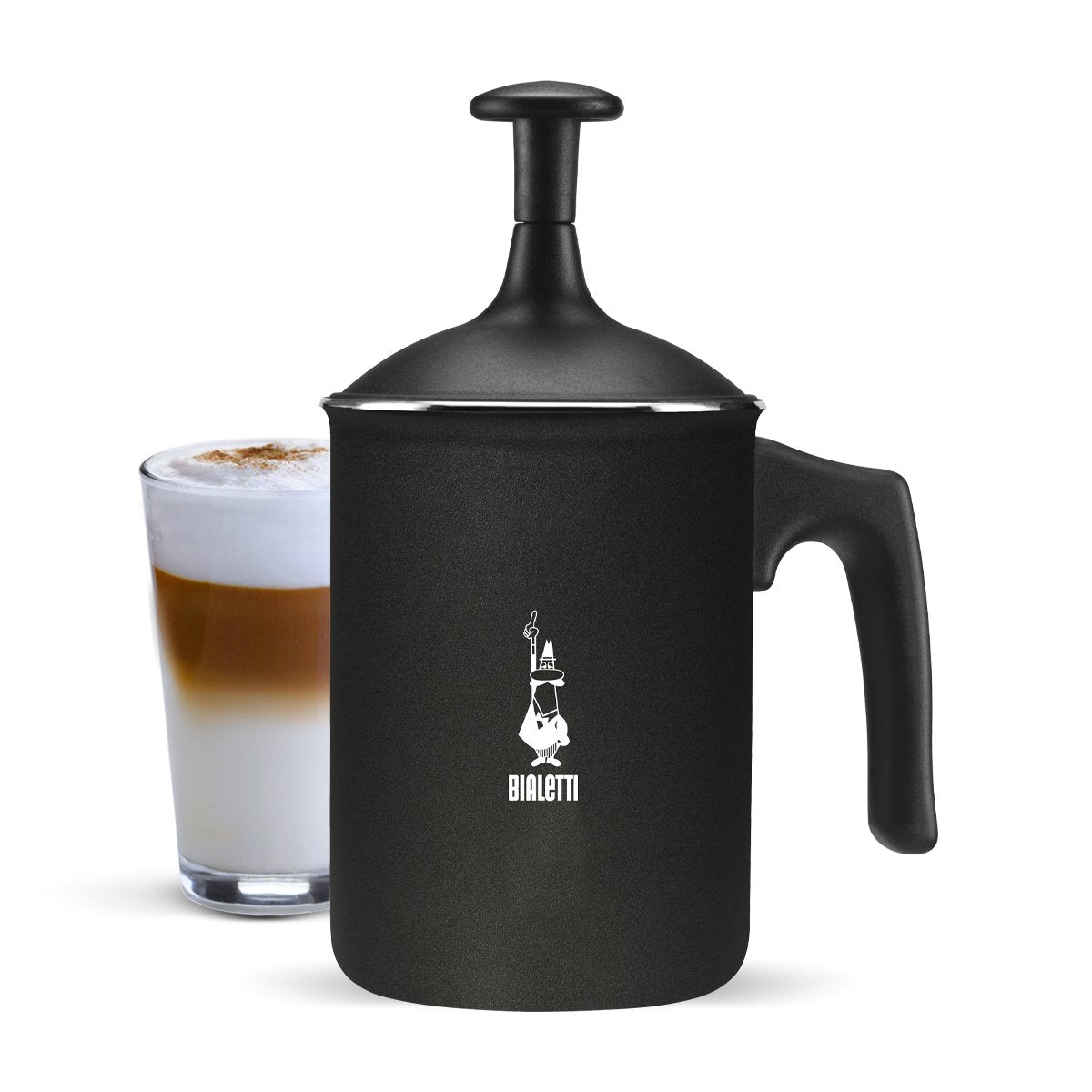 EAN 8002617001991 - Bialetti 00AGR394 espumador o calentador de leche Manual milk frother Negro imagen 1