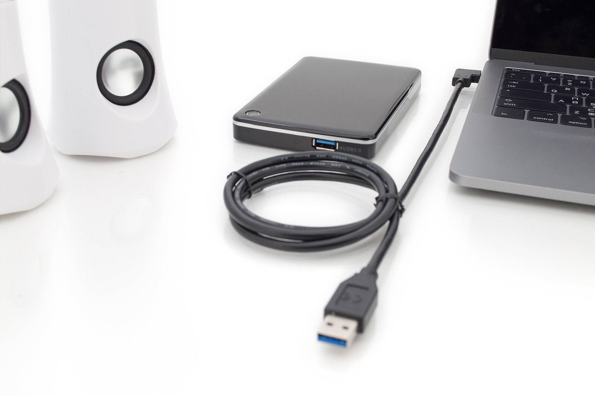 EAN 4016032438281 - Digitus AK-300147-010-S cable USB USB 3.2 Gen 1 (3.1 Gen 1) 1 m USB C USB A Negro imagen 3