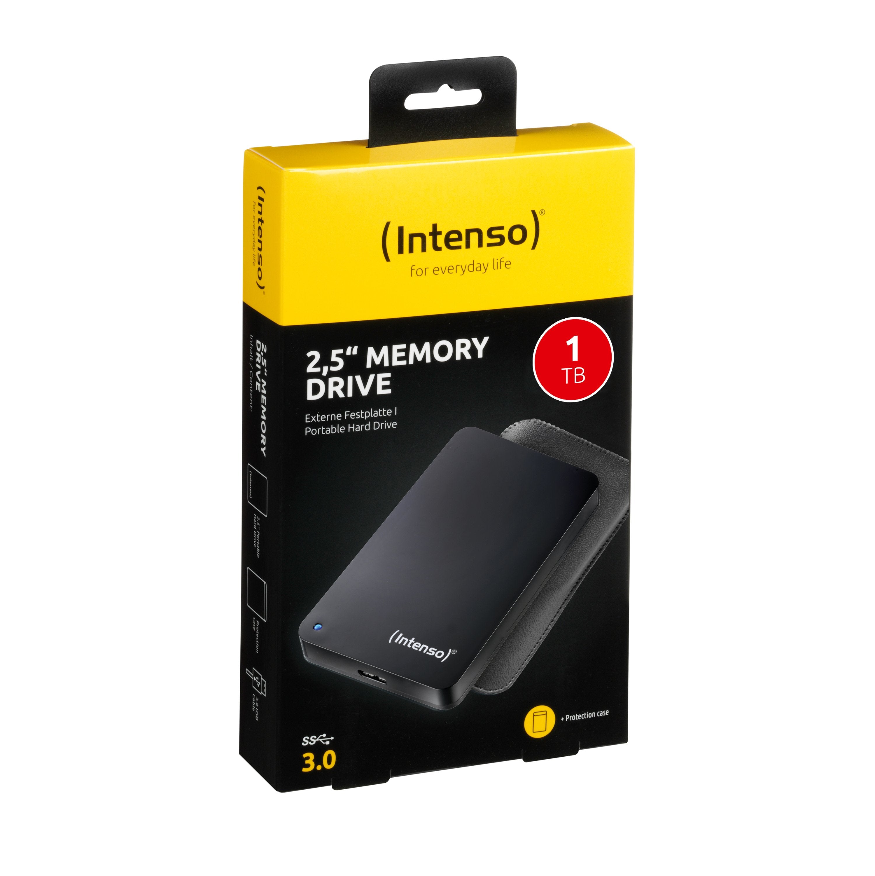 EAN 4034303016518 - Intenso Memory Drive, 1TB disco duro externo 5400 RPM 2.5" USB tipo A 3.2 Gen 1 (3.1 Gen 1) Negro imagen 3