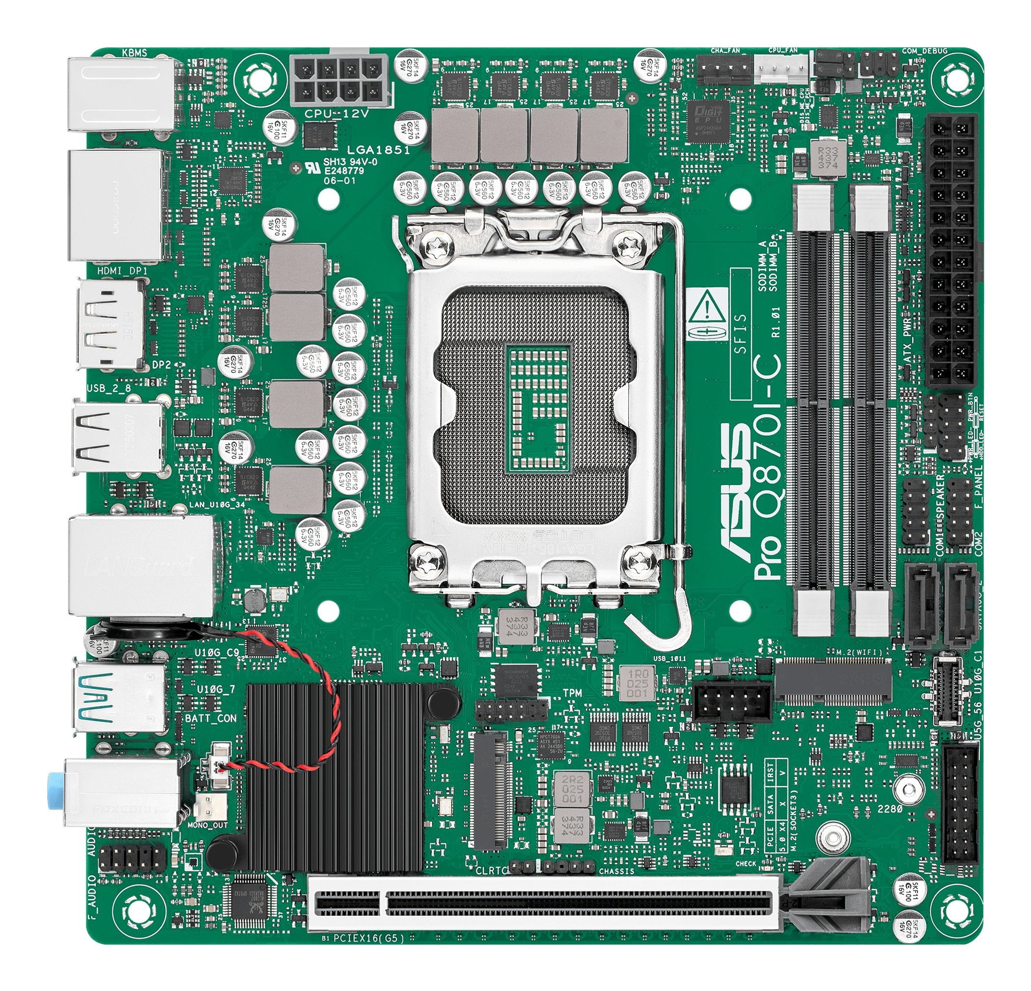 EAN 4711636208857 - ASUS PRO Q870I-C-CSM Intel Q870 LGA 1851 (Socket V1) mini ITX imagen 1