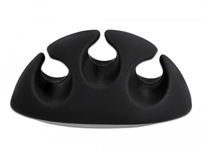 EAN 4043619183463 - DeLOCK 18346 organizador de cables Escritorio/pared Soporte para cables Negro, Blanco 6 pieza(s) imagen 3