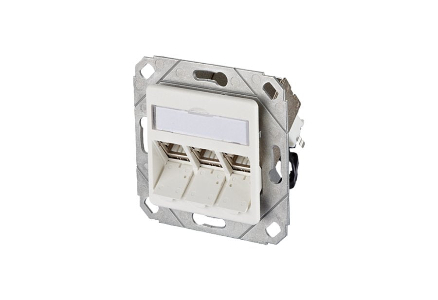 Btr Netcom 130b12d31102-E Toma De Corriente Rj-45 Blanco