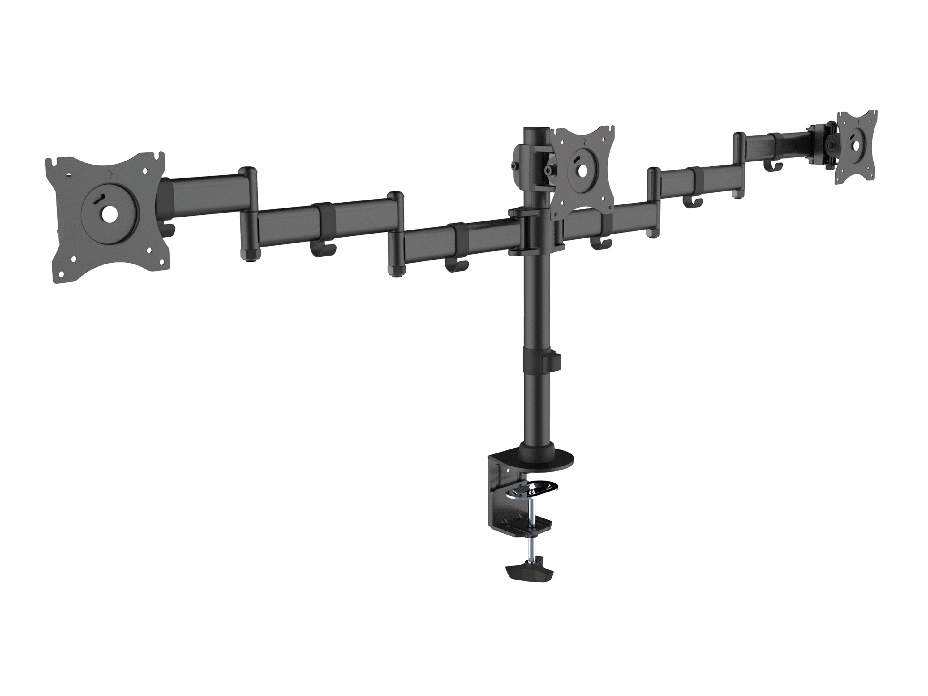 Equip Soporte Doble Brazo Articulado De Mesa Para 3 Monitores 13" 27" Vesa 100x100 Max 24kg
