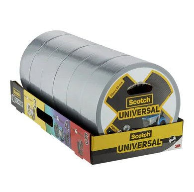 Cinta Americana Universal 3; 50 M X 48 Mm, Gris