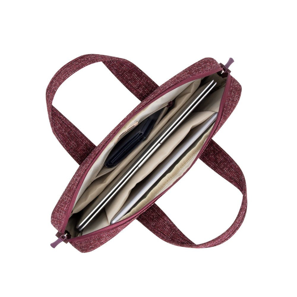 EAN 4260403578490 - Rivacase 7921 35,6 cm (14") Bandolera Borgoña, Blanco imagen 7