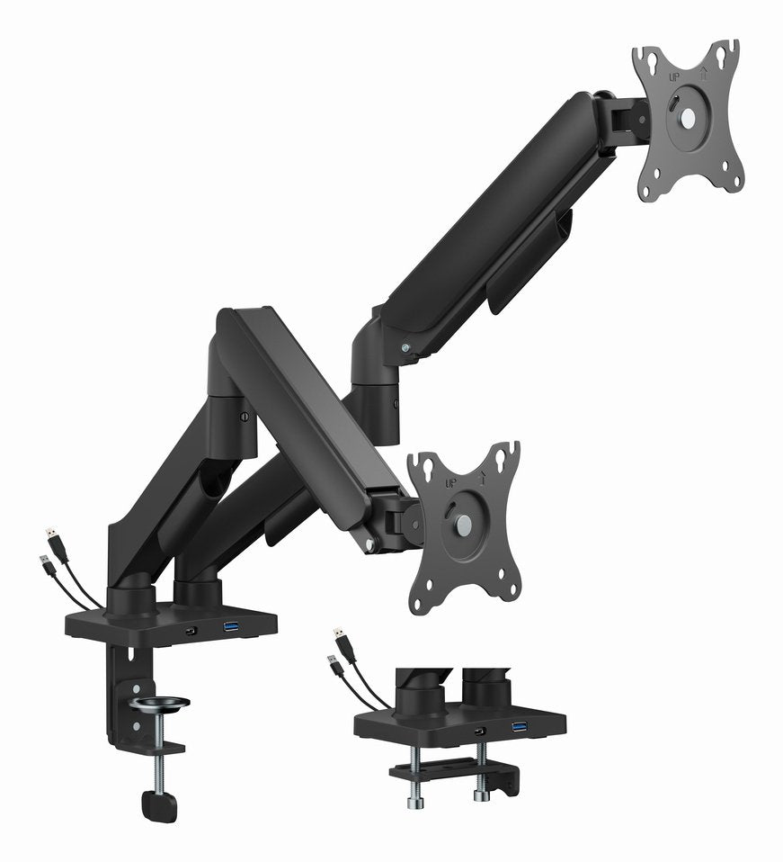 EAN 8716309135368 - Gembird MA-DA2U-01 soporte para monitor 81,3 cm (32") Escritorio Negro imagen 1