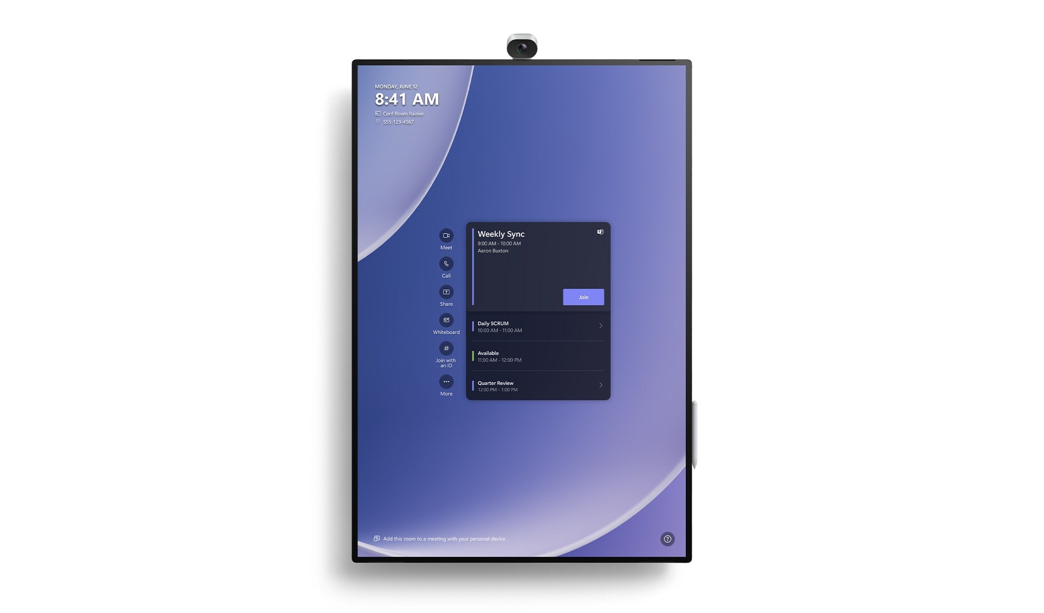 EAN 0196388132171 - Microsoft Surface Hub 3 85" pizarra blanca interactiva 2,16 m (85") 3840 x 2160 Pixeles Pantalla táctil P imagen 2