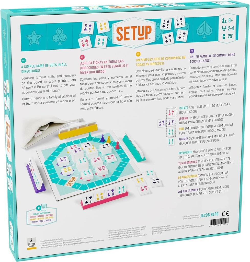 EAN 5704339004900 - Asmodee ESSET1 juego de tablero SETUP 20 min Juego De Cartas imagen 3