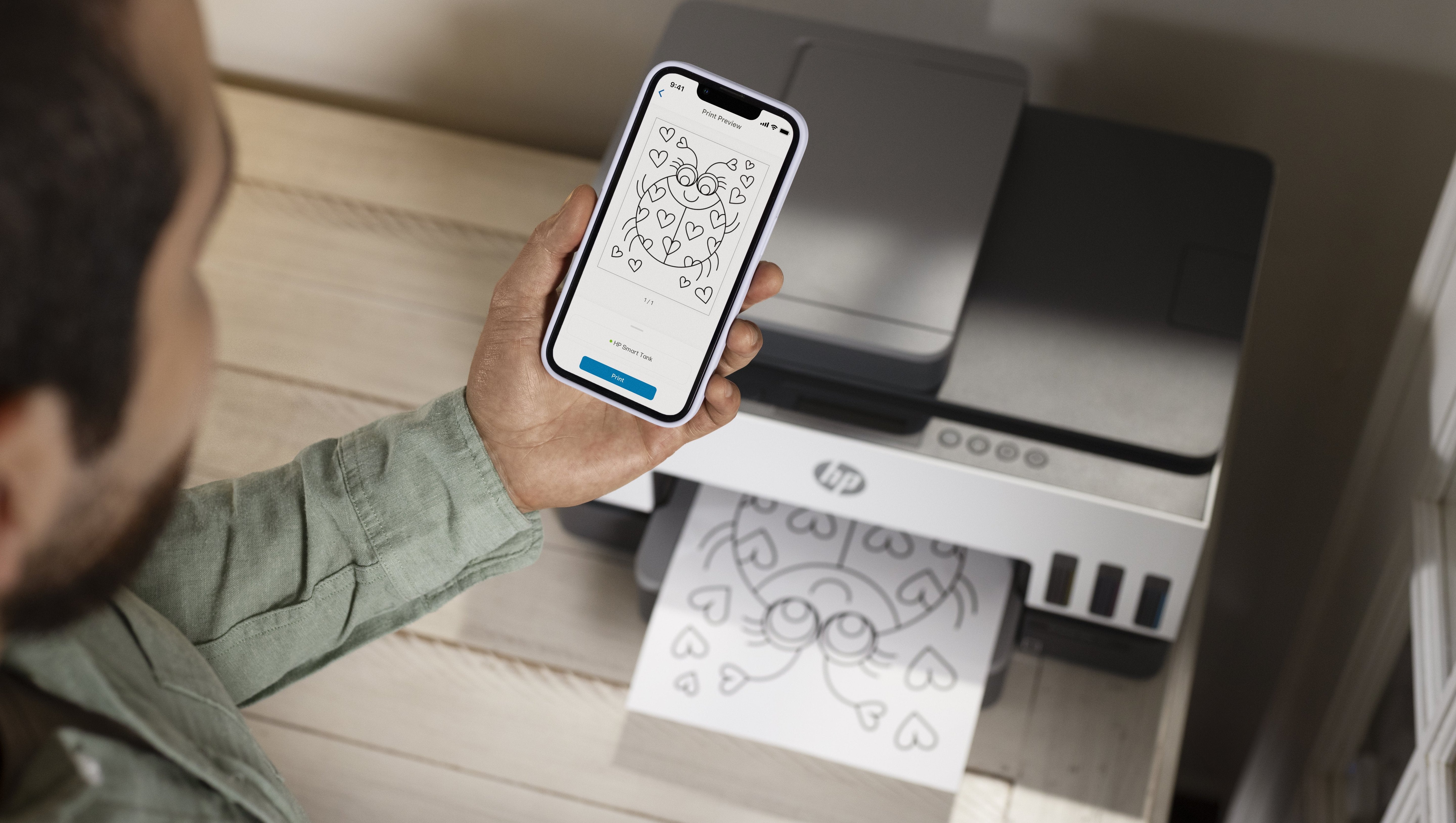 Multifunción Recargable Hp Smart Tank 7306 Wifi Dúplex Blanca