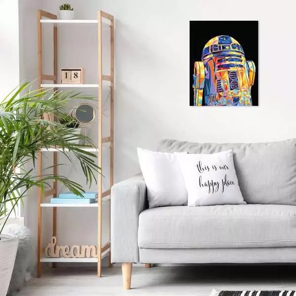 Kit Para Pintar Con Números Ravensburger Creart Serie Trend C Polygon Star Wars: R2d2