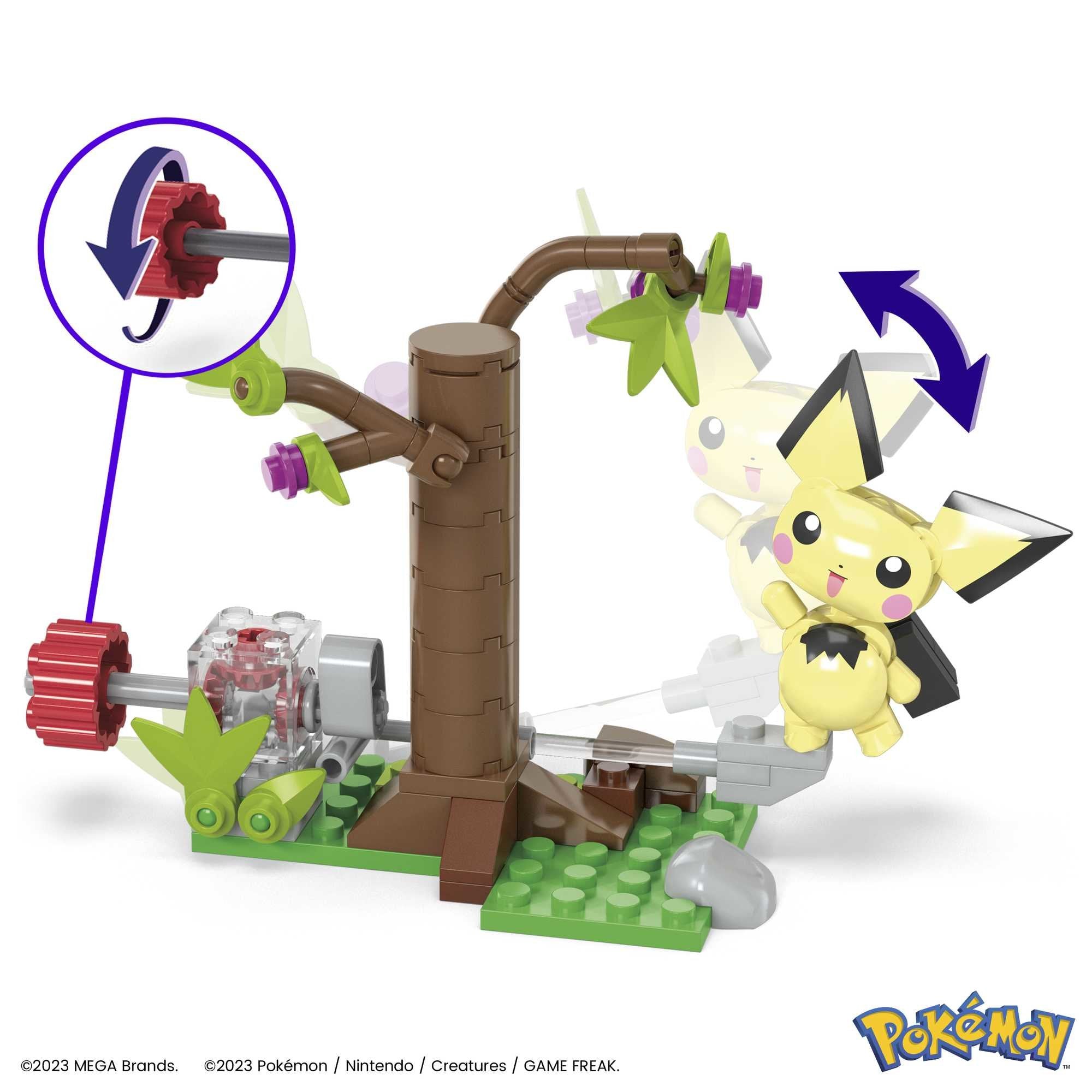 Mattel Mega Pokémon Pichus Forest Forrajeando Hpb59