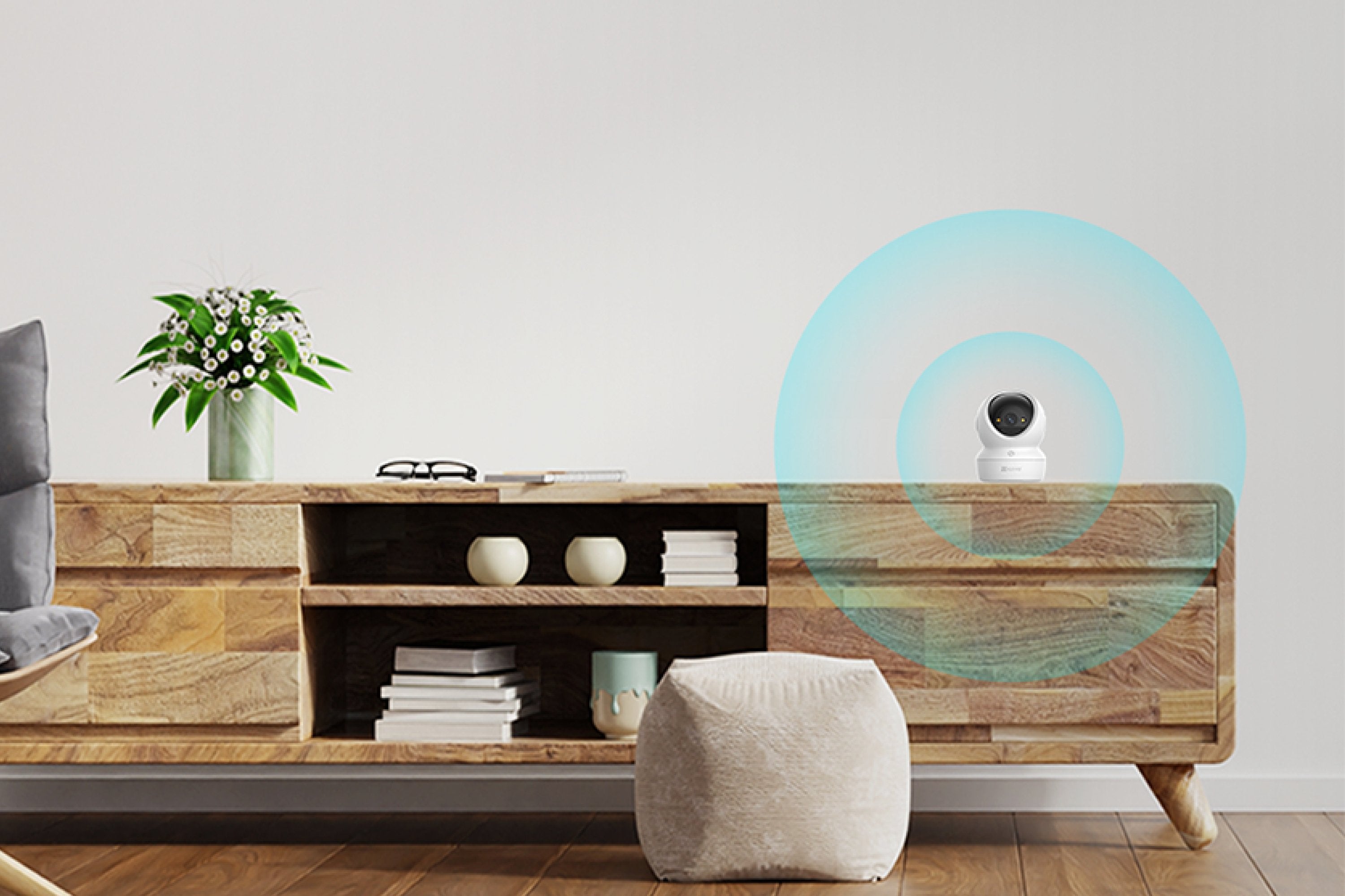 EAN 6941545641645 - EZVIZ H6c G1 4K Esférico Cámara de seguridad IP Interior 3840 x 2160 Pixeles Techo/Pared/Escritorio imagen 33