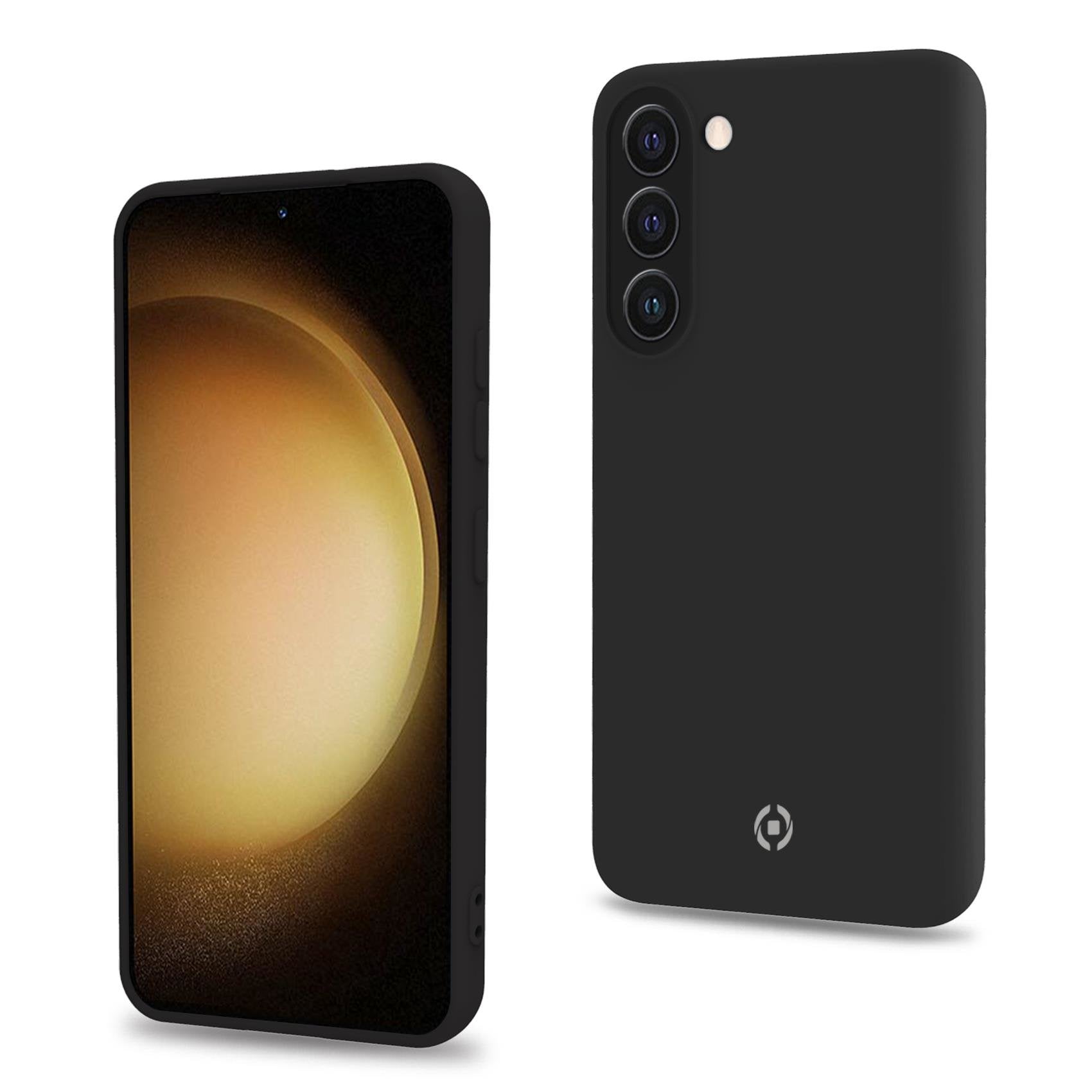 Celly Cromo Funda Para Galaxy S23+ 5g (6.6") Negro