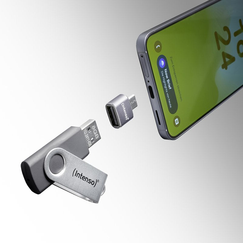 EAN 4034303038091 - Intenso 7600113 cambiador de género para cable Antracita imagen 6