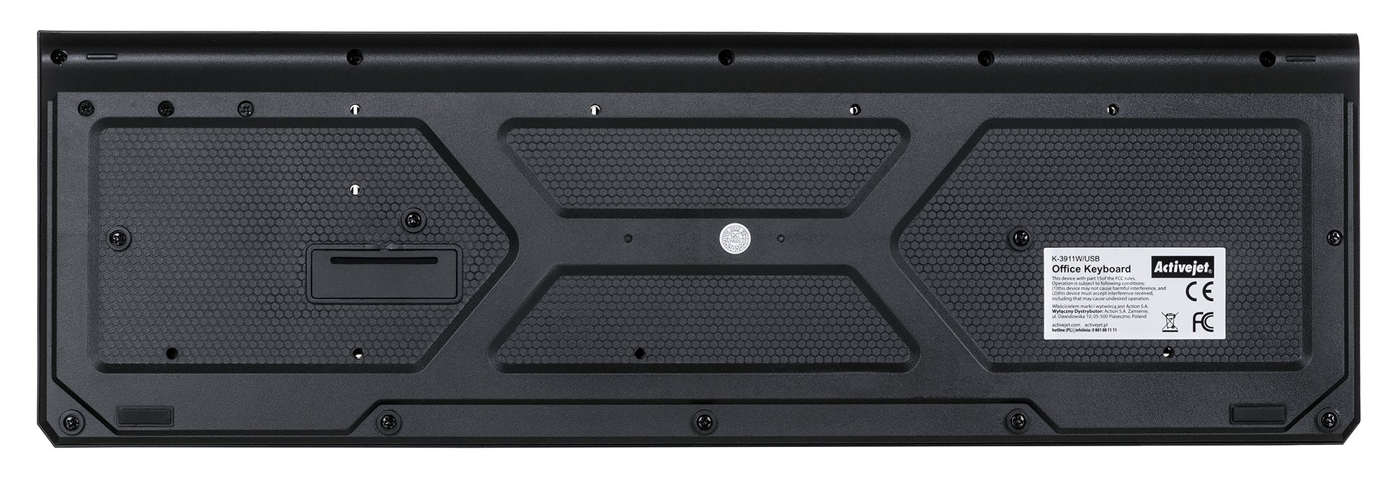 Teclado (Ingles) Inalámbrico Activejet Usb K-3911w