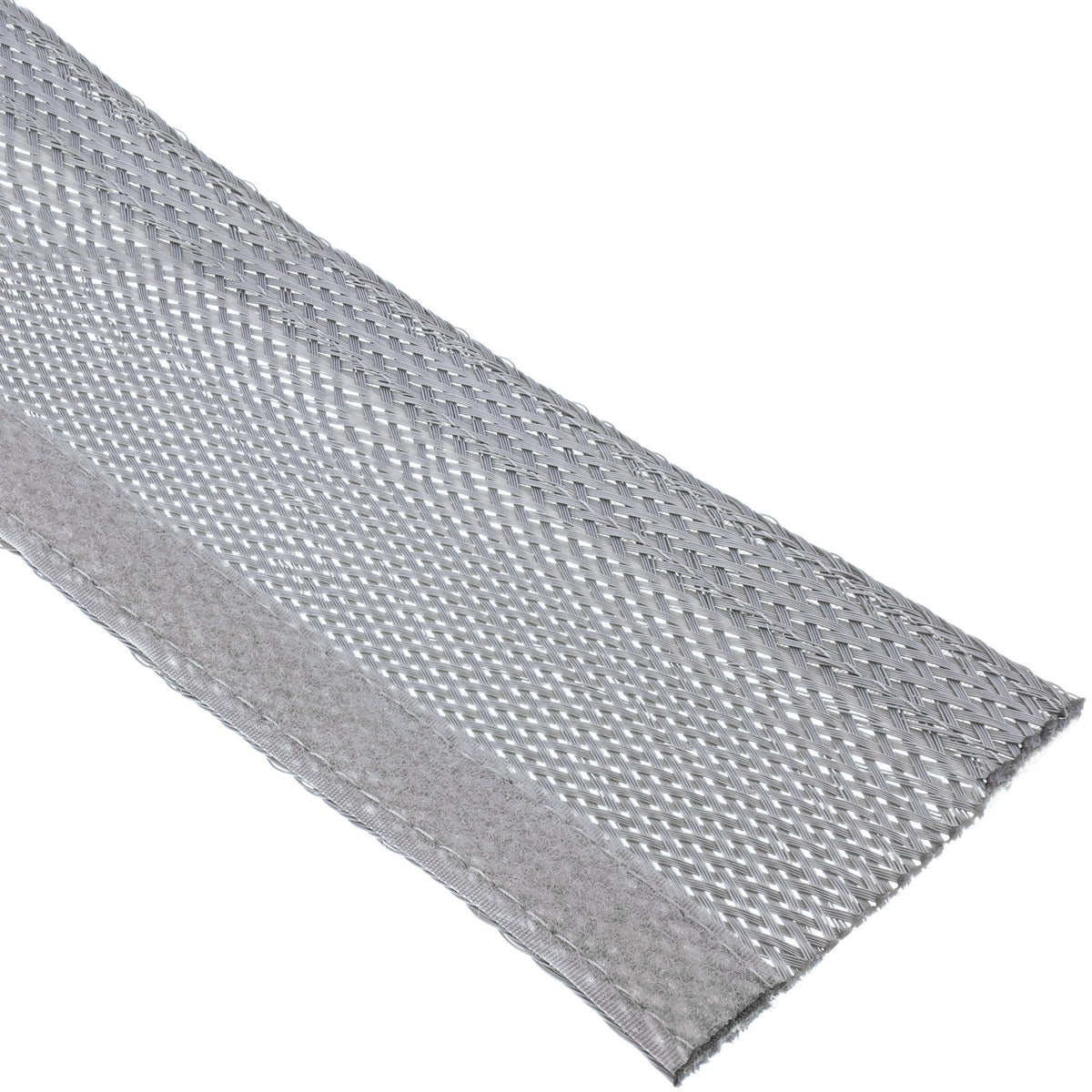 Protector Cable Inline, Manguera De Tela Con Cierre De Velcro, 1 M X 25 Mm De Diámetro, Gris