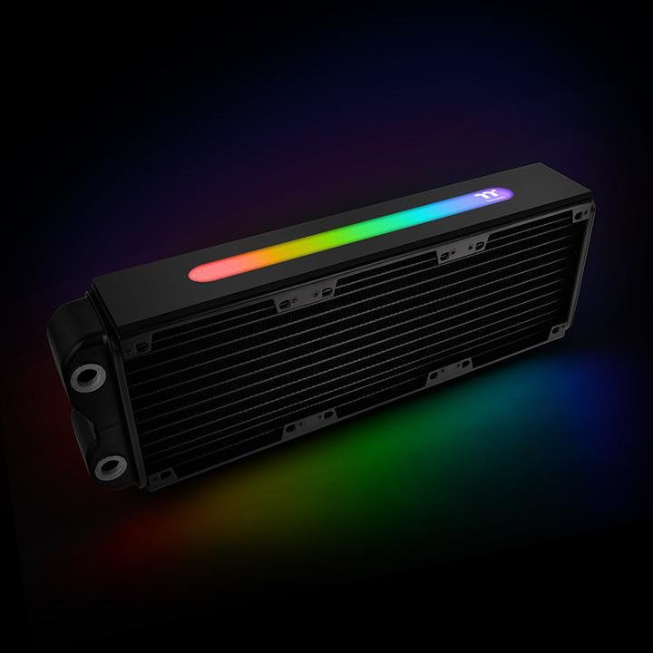 Thermaltake Panel De Radiador Led Pacific Rad Plus, Parte Lateral Del Radiador Rgb-Led