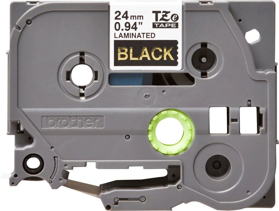Brother Cinta Laminada Negro/Oro 24mm