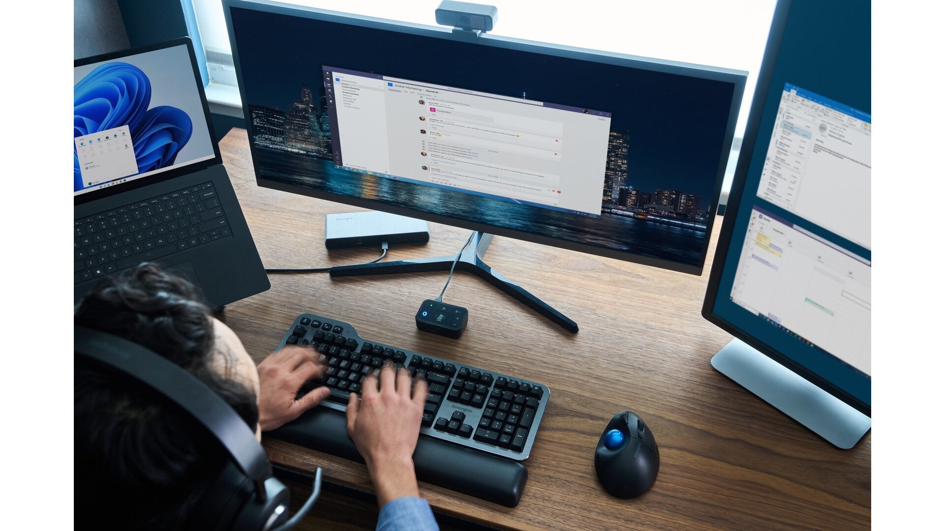 Raton Kensington K72194ww Pro Fit Ergo Tb450 Trackball