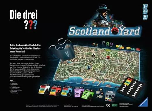 Ravensburger Los Tres ??? Scotland Yard, Juego De Mesa 24741